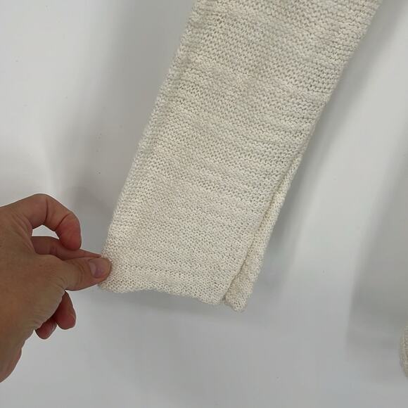 Free People Kristobel Lace Knit Sweater Top Y2K Flowy Babydoll Boho Western XS - Picture 7 of 11